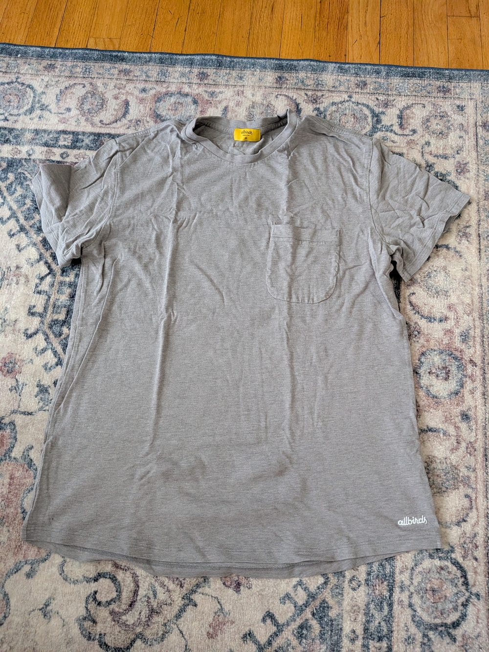 allbirds Men’s Light Gray Pocket Crew Tee